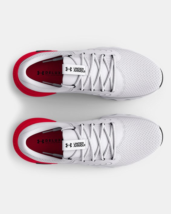 Men's UA Charged Vantage 2 Running Shoes, White, pdpMainDesktop image number 2